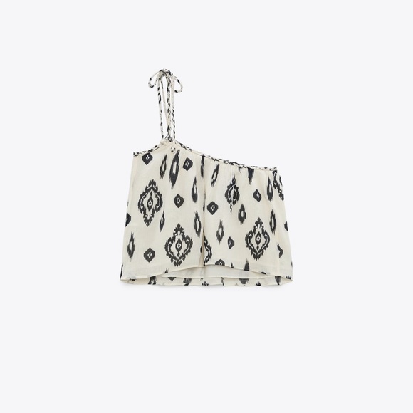 Zara limited edition bohemian cotton crop top - Picture 8 of 10